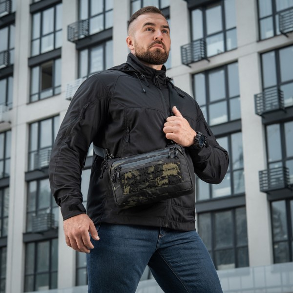 M-Tac сумка Admin Bag Medium Elite з липучкою Multicam Black/Black - 10406208 M-Tac сумка Admin Bag Medium Elite з липучкою Multicam Black/Black - 10406208