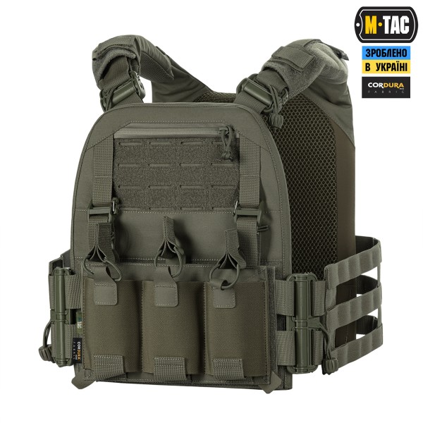 M-Tac плитоноска Cuirass FAST Elite LARGE Ranger Green 6 клас захисту - 3581641