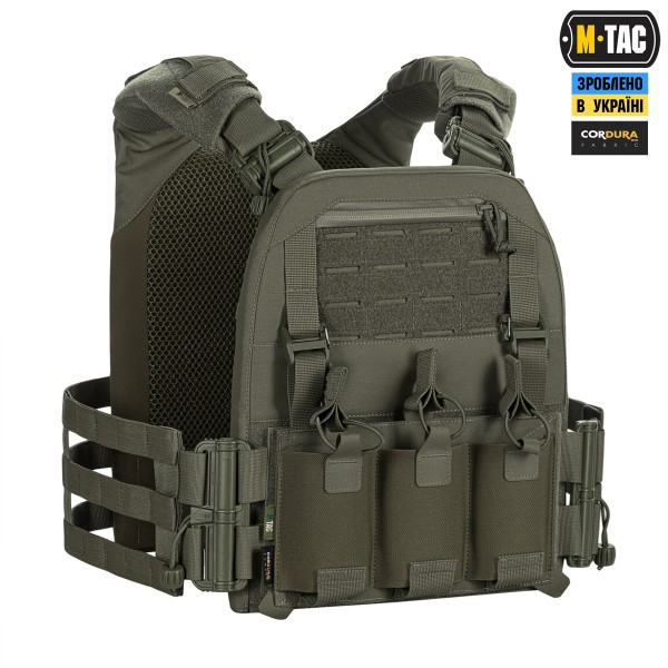 M-Tac плитоноска Cuirass FAST Elite LARGE Ranger Green 6 клас захисту - 3581641 M-Tac плитоноска Cuirass FAST Elite LARGE Ranger Green 6 клас захисту - 3581641