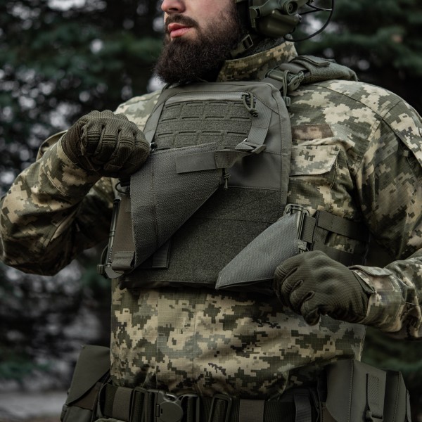 M-Tac плитоноска Cuirass FAST Elite LARGE Ranger Green 6 клас захисту - 3581641 M-Tac плитоноска Cuirass FAST Elite LARGE Ranger Green 6 клас захисту - 3581641