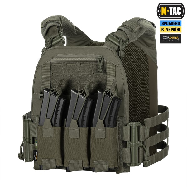 M-Tac плитоноска Cuirass FAST Elite LARGE Ranger Green 6 клас захисту - 3581641 M-Tac плитоноска Cuirass FAST Elite LARGE Ranger Green 6 клас захисту - 3581641