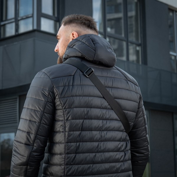 M-Tac сумка Admin Bag Medium Elite с липучкой Hex Black - 10415002