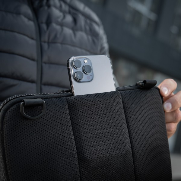 M-Tac сумка Admin Bag Medium Elite с липучкой Hex Black - 10415002