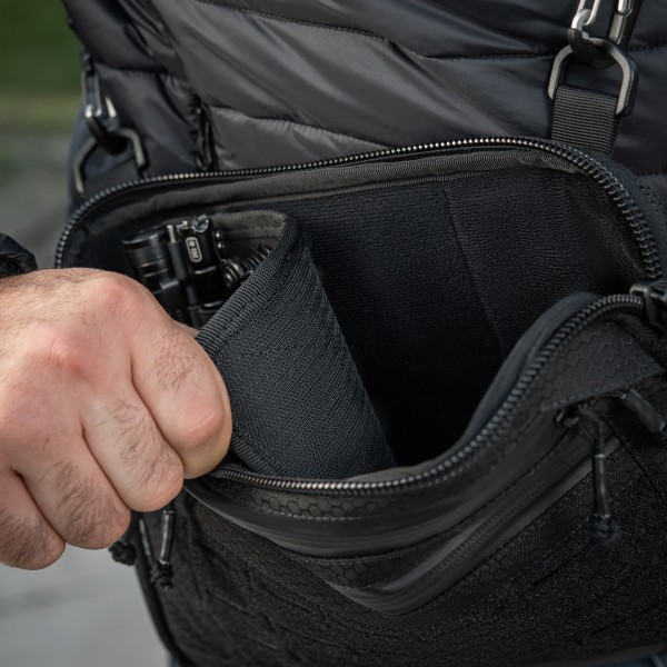 M-Tac сумка Admin Bag Medium Elite с липучкой Hex Black - 10415002