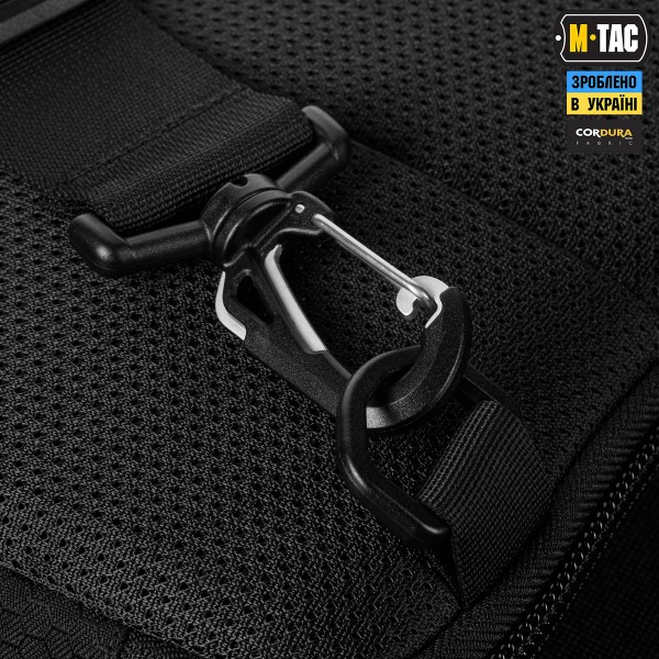 M-Tac сумка Admin Bag Medium Elite с липучкой Hex Black - 10415002