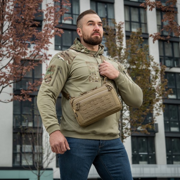 M-Tac сумка Admin Bag Medium Elite з липучкою Hex Coyote - 10415005 M-Tac сумка Admin Bag Medium Elite з липучкою Hex Coyote - 10415005