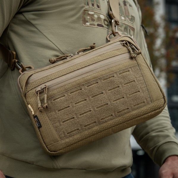 M-Tac сумка Admin Bag Medium Elite з липучкою Hex Coyote - 10415005 M-Tac сумка Admin Bag Medium Elite з липучкою Hex Coyote - 10415005