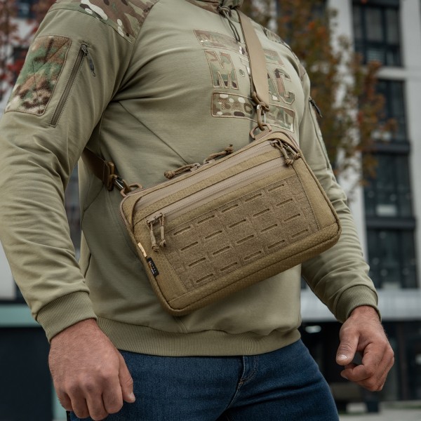 M-Tac сумка Admin Bag Medium Elite з липучкою Hex Coyote - 10415005 M-Tac сумка Admin Bag Medium Elite з липучкою Hex Coyote - 10415005