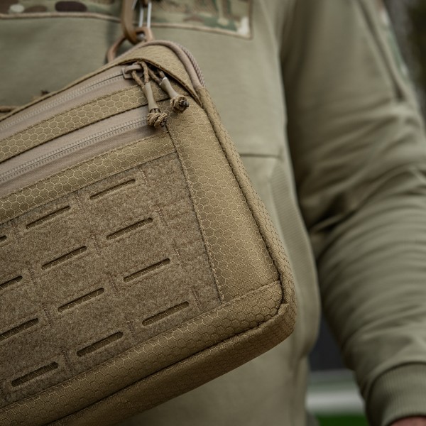 M-Tac сумка Admin Bag Medium Elite з липучкою Hex Coyote - 10415005 M-Tac сумка Admin Bag Medium Elite з липучкою Hex Coyote - 10415005