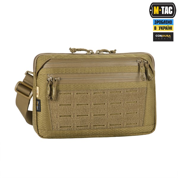 M-Tac сумка Admin Bag Medium Elite з липучкою Hex Coyote - 10415005 M-Tac сумка Admin Bag Medium Elite з липучкою Hex Coyote - 10415005