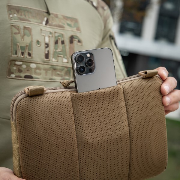 M-Tac сумка Admin Bag Medium Elite з липучкою Hex Coyote - 10415005 M-Tac сумка Admin Bag Medium Elite з липучкою Hex Coyote - 10415005