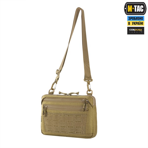M-Tac сумка Admin Bag Medium Elite з липучкою Hex Coyote - 10415005 M-Tac сумка Admin Bag Medium Elite з липучкою Hex Coyote - 10415005