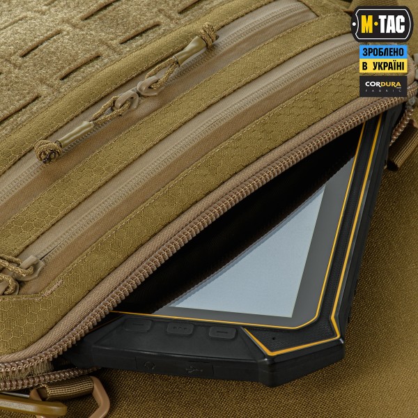 M-Tac сумка Admin Bag Medium Elite з липучкою Hex Coyote - 10415005 M-Tac сумка Admin Bag Medium Elite з липучкою Hex Coyote - 10415005