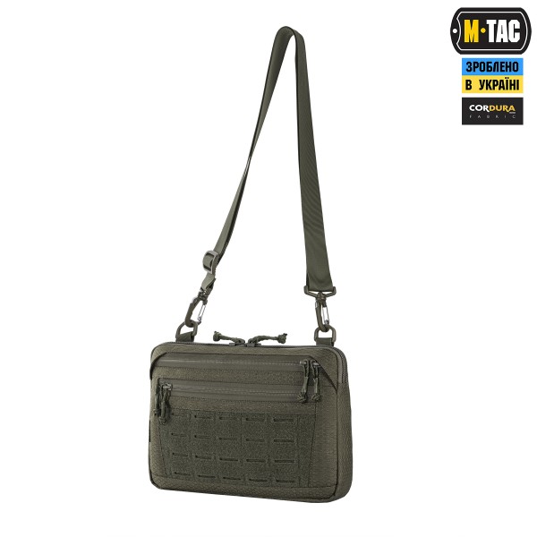 M-Tac сумка Admin Bag Medium Elite з липучкою Hex Ranger Green - 10415023 M-Tac сумка Admin Bag Medium Elite з липучкою Hex Ranger Green - 10415023