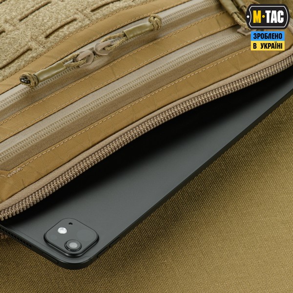 M-Tac сумка Admin Bag Medium X-PAC Elite з липучкою Coyote - 10423005 M-Tac сумка Admin Bag Medium X-PAC Elite з липучкою Coyote - 10423005