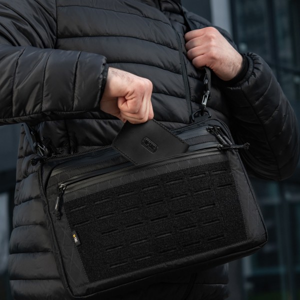 M-Tac сумка Admin Bag Large X-PAC Elite з липучкою Black - 10424002 M-Tac сумка Admin Bag Large X-PAC Elite з липучкою Black - 10424002