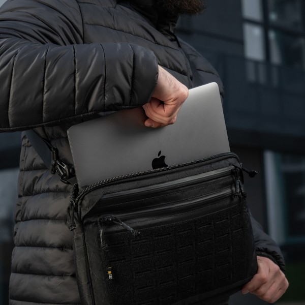M-Tac сумка Admin Bag Large X-PAC Elite з липучкою Black - 10424002 M-Tac сумка Admin Bag Large X-PAC Elite з липучкою Black - 10424002