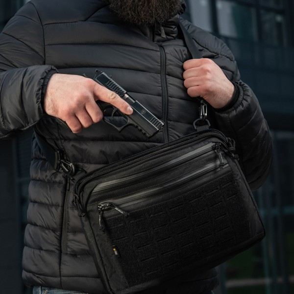 M-Tac сумка Admin Bag Large X-PAC Elite з липучкою Black - 10424002 M-Tac сумка Admin Bag Large X-PAC Elite з липучкою Black - 10424002