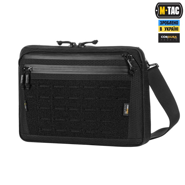 M-Tac сумка Admin Bag Large Elite з липучкою Hex Black - 10425002