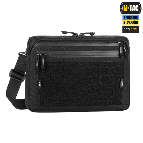 M-Tac сумка Admin Bag Large Elite з липучкою Hex Black - 10425002 M-Tac сумка Admin Bag Large Elite з липучкою Hex Black - 10425002