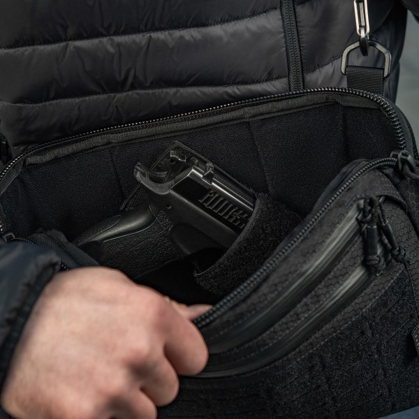 M-Tac сумка Admin Bag Large Elite з липучкою Hex Black - 10425002 M-Tac сумка Admin Bag Large Elite з липучкою Hex Black - 10425002