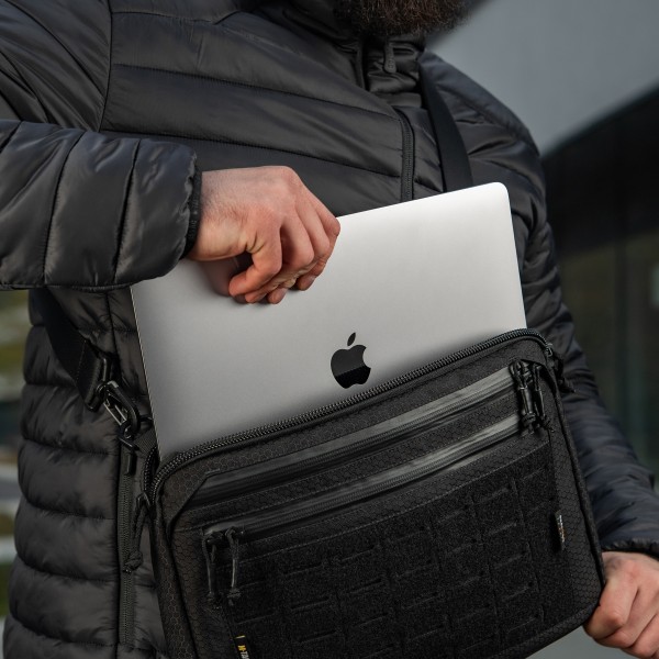 M-Tac сумка Admin Bag Large Elite з липучкою Hex Black - 10425002 M-Tac сумка Admin Bag Large Elite з липучкою Hex Black - 10425002