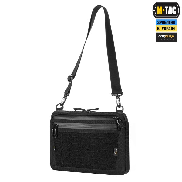 M-Tac сумка Admin Bag Large Elite з липучкою Hex Black - 10425002 M-Tac сумка Admin Bag Large Elite з липучкою Hex Black - 10425002