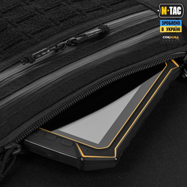 M-Tac сумка Admin Bag Large Elite з липучкою Hex Black - 10425002 M-Tac сумка Admin Bag Large Elite з липучкою Hex Black - 10425002