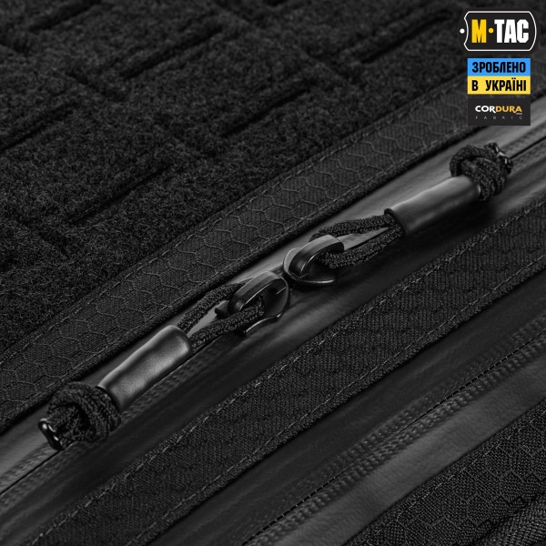 M-Tac сумка Admin Bag Large Elite з липучкою Hex Black - 10425002 M-Tac сумка Admin Bag Large Elite з липучкою Hex Black - 10425002