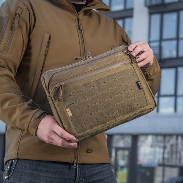 M-Tac сумка Admin Bag Large Elite з липучкою Hex Coyote - 10425005 M-Tac сумка Admin Bag Large Elite з липучкою Hex Coyote - 10425005