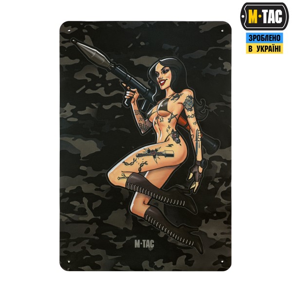 M-Tac панель для нашивок Tactical girl RPG 900x1300 Black MC - 10433208