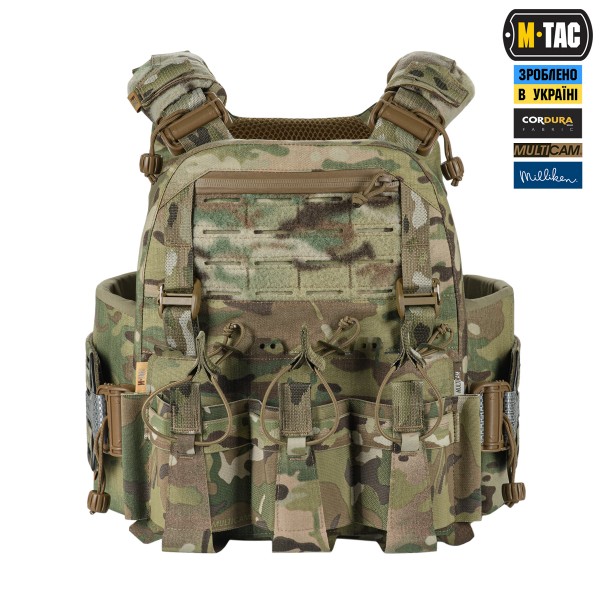 M-Tac плитоноска Cuirass Tiger FAST Elite (розмір плити М) Multicam - 10448008 M-Tac плитоноска Cuirass Tiger FAST Elite (розмір плити М) Multicam - 10448008