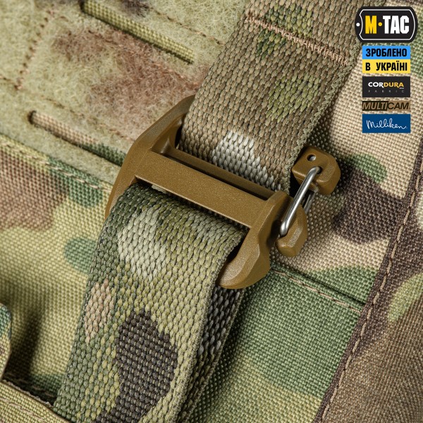 M-Tac плитоноска Cuirass Tiger FAST Elite (розмір плити М) Multicam - 10448008 M-Tac плитоноска Cuirass Tiger FAST Elite (розмір плити М) Multicam - 10448008