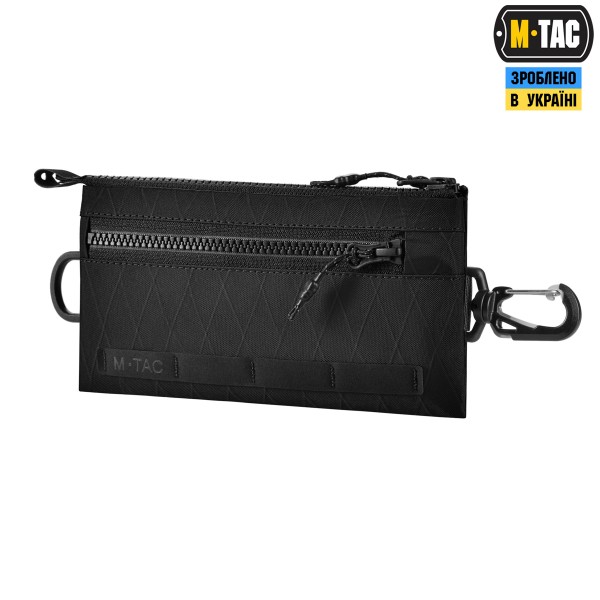 M-Tac гаманець горизонтальний з карабіном X-PAC Elite Black - 10453002