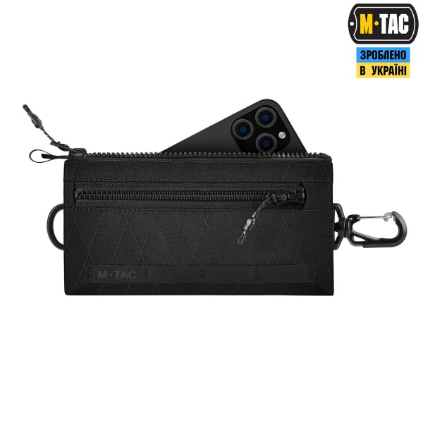 M-Tac гаманець горизонтальний з карабіном X-PAC Elite Black - 10453002 M-Tac гаманець горизонтальний з карабіном X-PAC Elite Black - 10453002