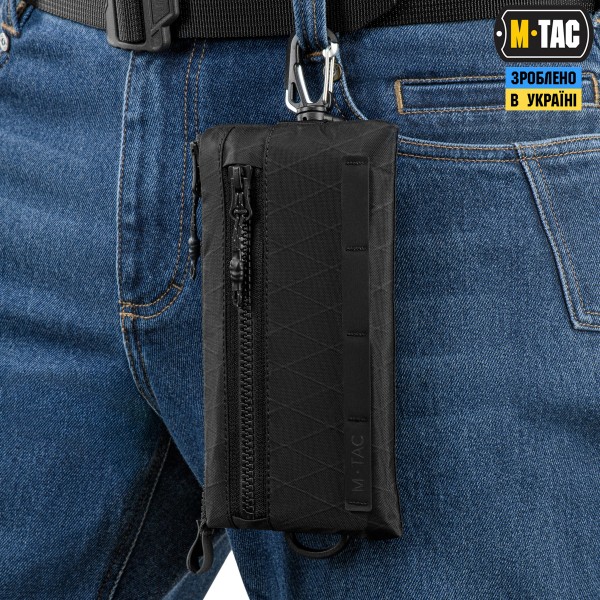 M-Tac гаманець горизонтальний з карабіном X-PAC Elite Black - 10453002 M-Tac гаманець горизонтальний з карабіном X-PAC Elite Black - 10453002