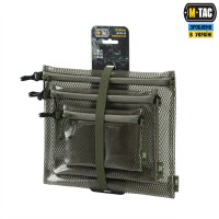 M-Tac комплект органайзеров Zip Pocket Set Elite Ranger Green