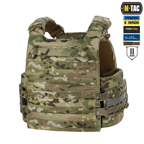 M-Tac плитоноска Cuirass Tiger FAST Elite 2 клас захисту (розмір плити М) Multicam - 10468008 M-Tac плитоноска Cuirass Tiger FAST Elite 2 клас захисту (розмір плити М) Multicam - 10468008