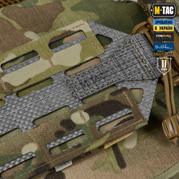 M-Tac плитоноска Cuirass Tiger FAST Elite 2 клас захисту (розмір плити М) Multicam - 10468008 M-Tac плитоноска Cuirass Tiger FAST Elite 2 клас захисту (розмір плити М) Multicam - 10468008