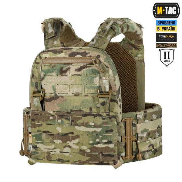 Плитоноска M-Tac Cuirass Elite Gen.II, розмір M (мультикам, 2 клас) - 10470008