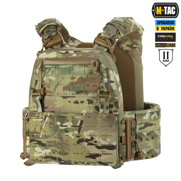 M-Tac плитоноска Cuirass FAST Elite Gen.II 2 класс защиты (размер плиты M) Multicam - 10471008