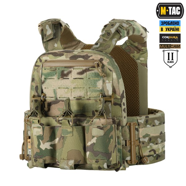 M-Tac плитоноска Cuirass Elite 2 класс защиты (размер плиты M) Multicam - 10472008