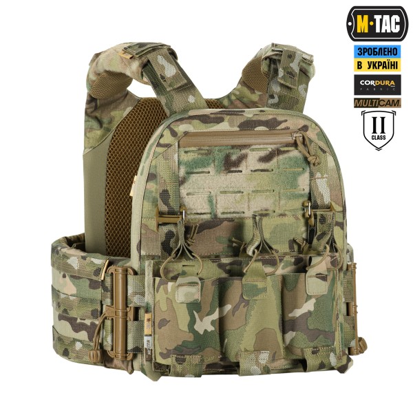 M-Tac плитоноска Cuirass Elite 2 класс защиты (размер плиты M) Multicam - 10472008