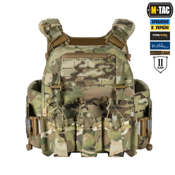 M-Tac плитоноска Cuirass Tiger FAST Elite 2 класс защиты (размер плиты L) Multicam - 10474008 M-Tac плитоноска Cuirass Tiger FAST Elite 2 класс защиты (размер плиты L) Multicam - 10474008