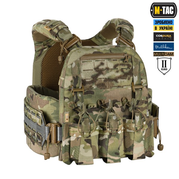 M-Tac плитоноска Cuirass Tiger FAST Elite 2 класс защиты (размер плиты L) Multicam - 10474008 M-Tac плитоноска Cuirass Tiger FAST Elite 2 класс защиты (размер плиты L) Multicam - 10474008