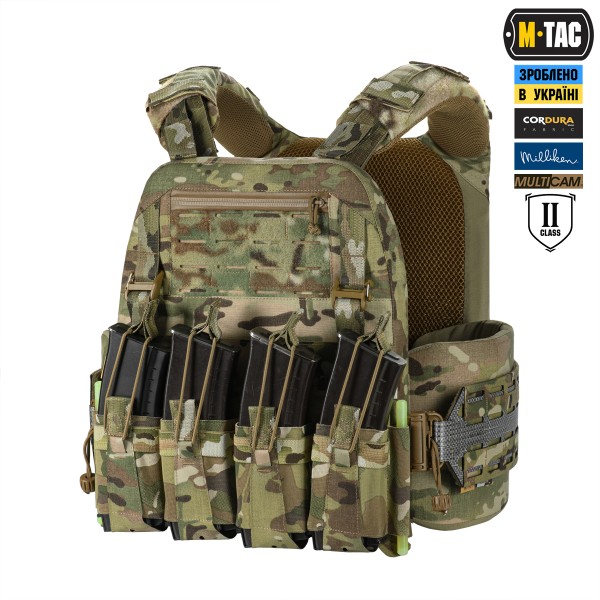 M-Tac плитоноска Cuirass Tiger Elite 2 класс защиты (размер плиты XL) Multicam - 10521008-M/L