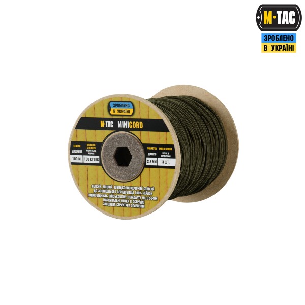 M-Tac паракорд Minicord 100m OD Green - 10541143