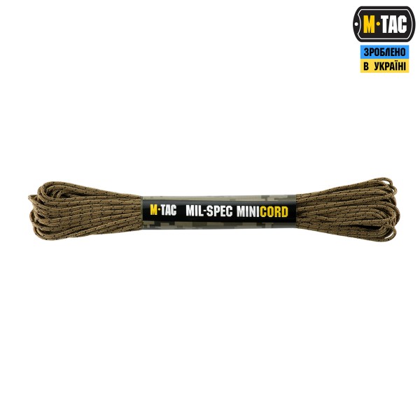 M-Tac паракорд Minicord Mil-Spec 15m Coyote USMC - 10546124