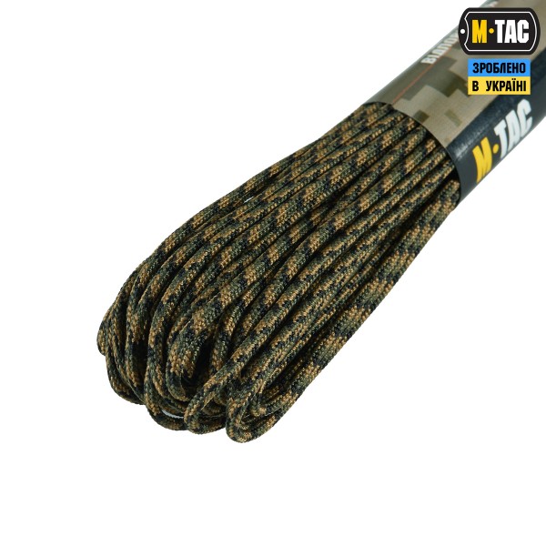 M-Tac паракорд Minicord Mil-Spec 15m Woodland Marpat - 10546158 M-Tac паракорд Minicord Mil-Spec 15m Woodland Marpat - 10546158