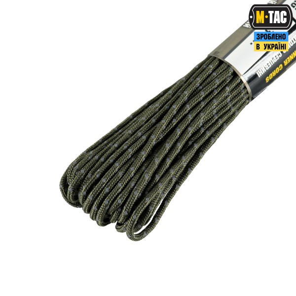 M-Tac паракорд Minicord Mil-Spec 15m Ranger Green Reflective - 10546239